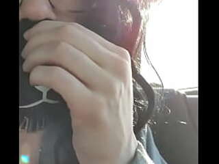 flashing for strangers at a supermarket parking lot