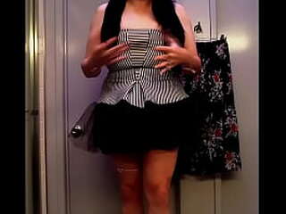 how an outfit can come together / wearing a flowy long skirt as a dress