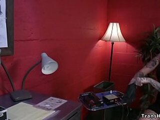 big cock shemale fucks tattoo artist