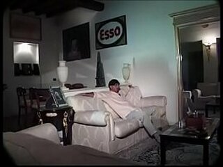 horny stud drills a tight round tranny ass in living room