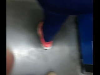 check out hot trans dispose of her white sticky cum