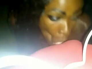 ebony shemale stroking cock to shoot a big load