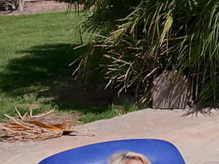 hot nerdy shemale with glasses gets ass damaged by big dick