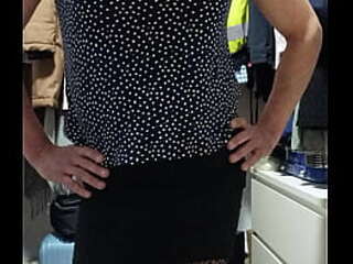 mylena bismark stroking her big shecock after interview