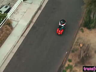 big fake tits asian shemale teen is a hot ladyboy who likes fetish anal sex