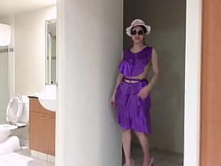 gorgeous sexy shemale striptease modelling