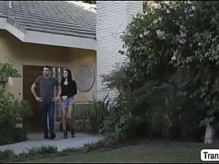 ts khloe sucks her neighbors hard dick