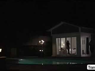 hot ts eva begs stepson to fuck her ass