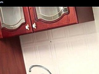 sexy ladyboy touching and doing blowjob