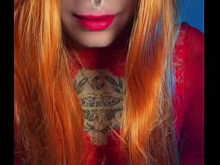 beautiful redhead trans cums for you