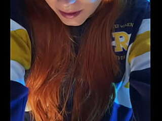 trans girl takes a huge cumshot