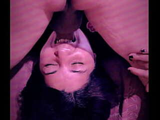 my beautiful busty girl deepthroats me