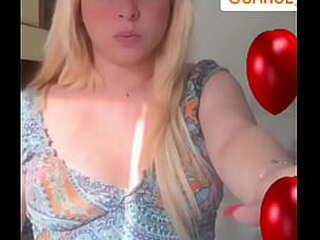 brunette shemale loads her face with jizz