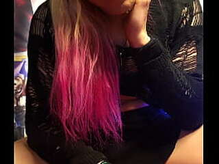 my new inverted chastity cage cums w/ a tiny fake diik attachment