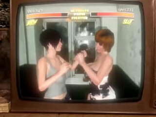 two hot sissy guys and shemale milf have sex - 3some anal futanari animation