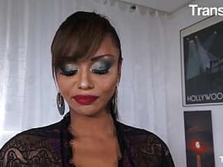 asian shemale sucks dick of her lover on webcam