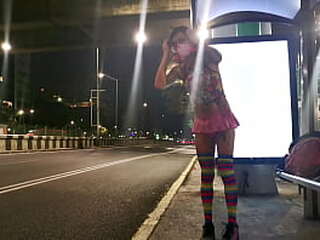 gorgeous teen latina shemale 69s with a bwc and gets facial