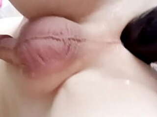 tgirl lotus loves masturbating in the mirror