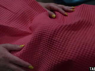 trannies khloe kay and emma rose shared a cis slut kenzie anne in the sauna