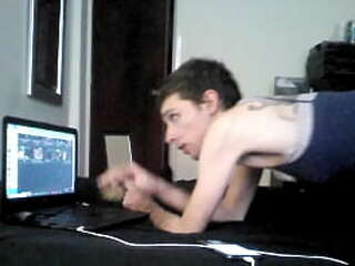 ts shemale chelsea marie suprise and cum while anal fucked