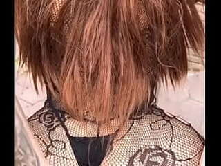 ts filipina busty shemale painting her sexy nails