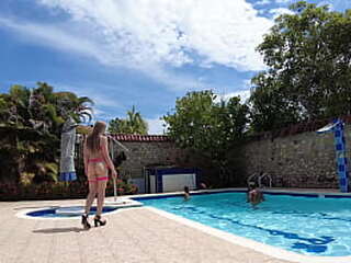 sexy catsuit shemale slut ally gets a pov ass fuck