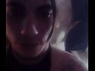 shemale play with her cock in public