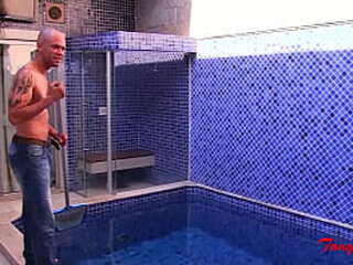 petite brazilian shemale steffanny mirelly wanking off her shecock