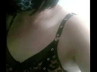 thai ladyboy jerking off his cock in the shower room