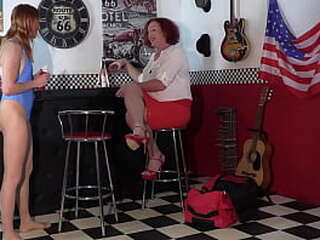 diner domination with lucie sparkle