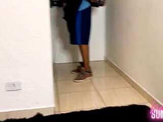 busty shemale gets her big asshole rammed by a tattooed black guy