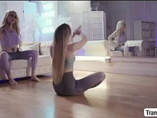 a circumcised  shemale soft and erect music video