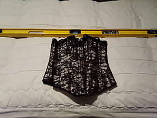 how to rethread a corset top to increase its size