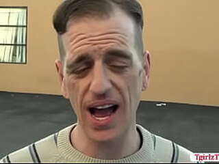 ts nikki sucks her customers hard boner