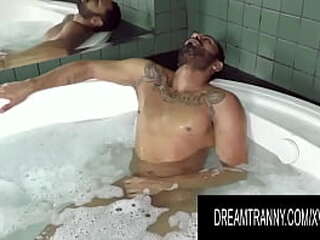 divine anal fantasy with big ass ts goddess bruna castro ends with creampie