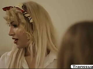 asian tgirl venus lux spanked and fucked from her teacher