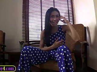 shemale teen mos with big tits takes on a huge cock from a white guy