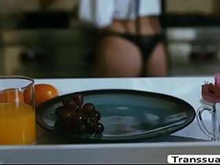 ts eva finally gets anal by stepdads cock