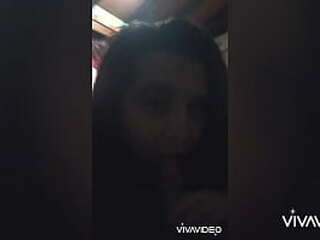 stunning brunette ts sara evyn posing and wanking her hard cock