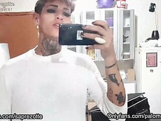 professional photo session with shemale gets out of control