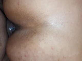 the blonde, latina shemale received a vigorous rear assault from the horny dude