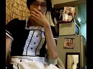 japanese crossdresser s solo anal fun with a toy