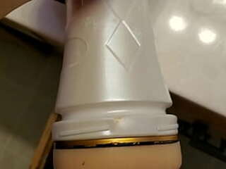 asian ladyboy rides white dick and gets cum