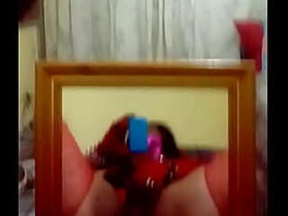 horny blonde ts mickelly cherry shows off tits and ass