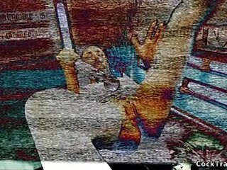 dom shemale fucks mouth and cunt to babe