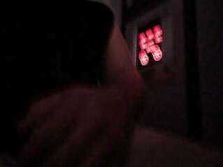 crossdresser waiting for cock in adult arcade