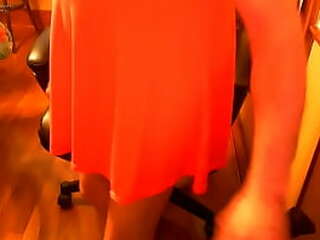 sissy seanette in new dress