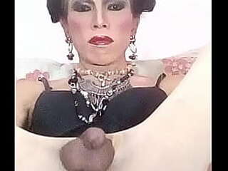 tiny ladyboy shows off dick taking skills for creampie