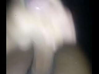 latina tgirl sheron fox cock play by her mirror