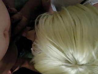 curvy shemale kenya plays with her hard shecock